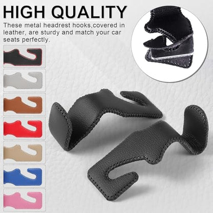 Headrest Hook for Car (Leather)