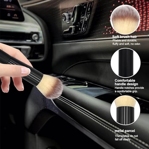 Car Detailing Brush (Long-Beige / 1 PC)