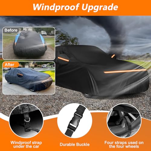 Waterproof Car Cover for BMW Z3 Z4 E85 E86 M Roadster M Coupe 1996 (Black / for BMW Z3 Z4 1996-2008)