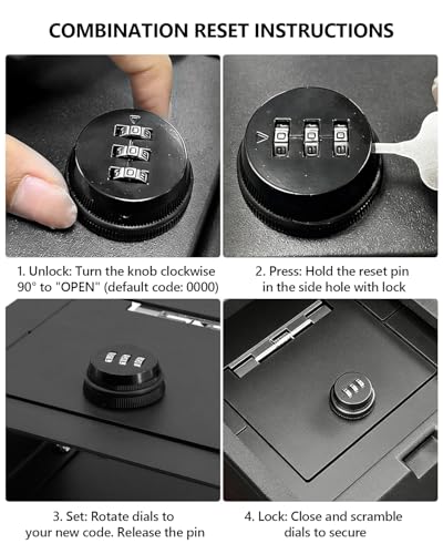 Center Console Safe Lock Box for Toyota 4runner 2025 2026 Accessories No Drill Anti (Toyota 4runner Safe Organizer)