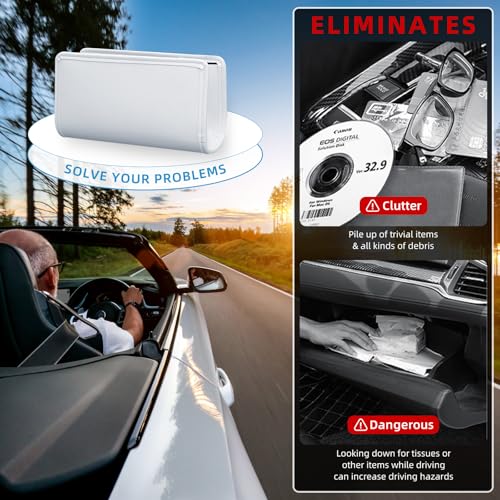 Car Trash Can (White)