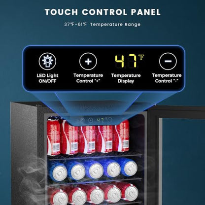 130 Can Mini Fridge (Black)