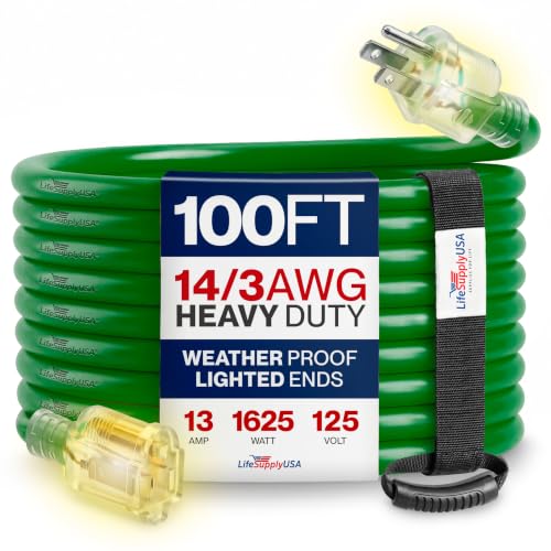 100ft Outdoor (100 FT / 14AWG / Green)