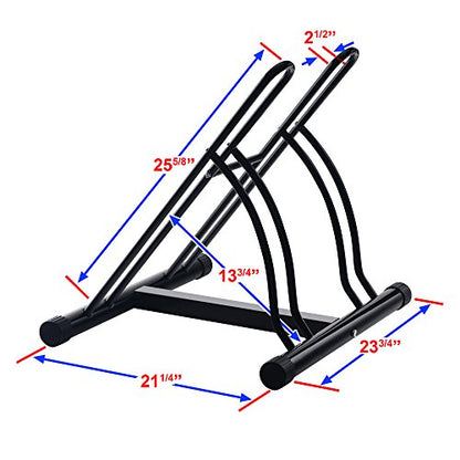 RAD Cycle Mighty Rack Two Bike Floor Stand Bicycle Instant Versitile Pro Quality Bike Park (Two Bikes)