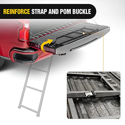 Foldable Truck Tailgate Ladder for Pickup with Step Grip Plates (Foldable Truck Tailgate Ladder)