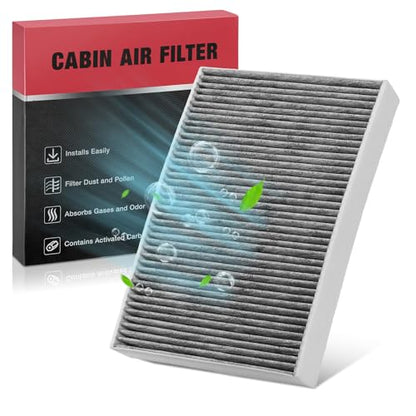 Cabin Air Filter CF12155 Compatible with Volvo 2019 (9.6" x 13.4" x 1.7" / CF12155)