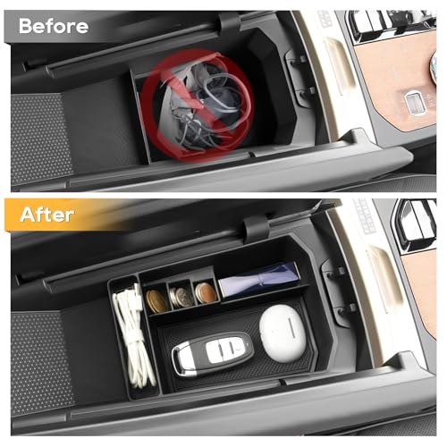 For 2026 iX Center Console Organizer (iX Middle Armrest Tray)