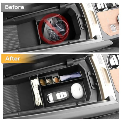 For 2026 iX Center Console Organizer (iX Middle Armrest Tray)