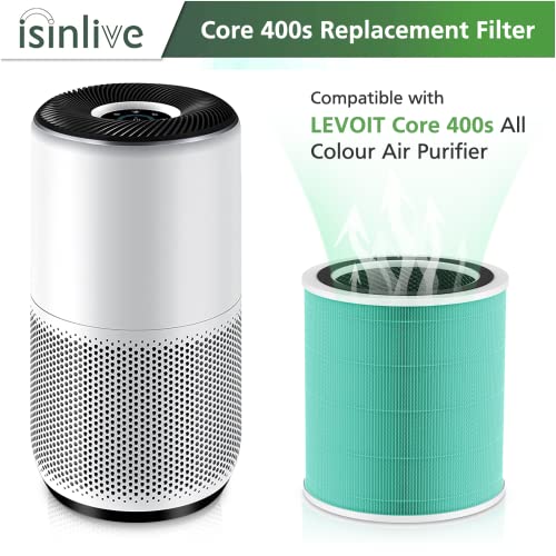 Core 400S Toxin Replacement Filter for LEVOIT Core 400S (Toxin Absorber-2 Pack)