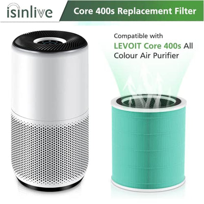 Core 400S Toxin Replacement Filter for LEVOIT Core 400S (Toxin Absorber-2 Pack)
