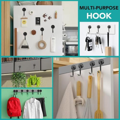 Magnetic Hooks (Black / 1.26in)