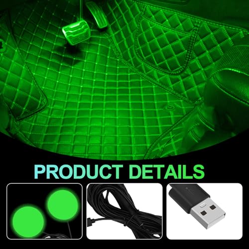 Car Interior LED Lights (Green)
