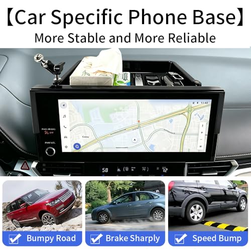 Car Phone Holder Mount for Toyota Sienna 2025 2026 [12.3 inch Touch Screen] (for Toyota Sienna 2025-2026[12.3-inch Screen])