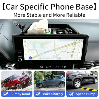 Car Phone Holder Mount for Toyota Sienna 2025 2026 [12.3 inch Touch Screen] (for Toyota Sienna 2025-2026[12.3-inch Screen])