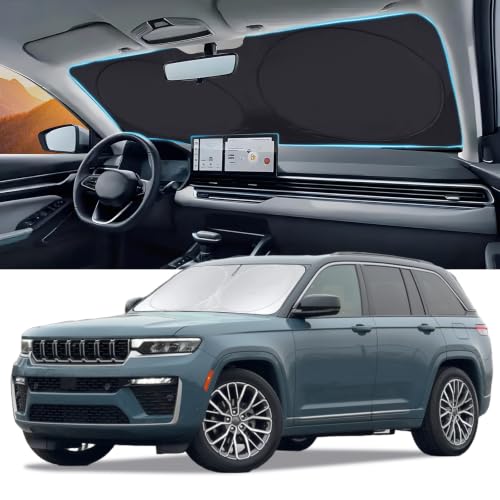 Windshield Sun Shade for Jeep Grand Cherokee 2011 (for Jeep Grand Cherokee SUV 2011-2026)
