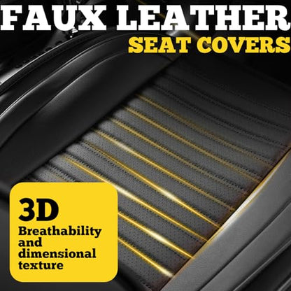 Front Car Seat Covers (Black / Front)
