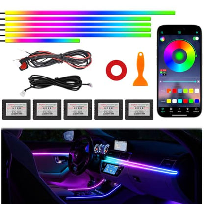 Acrylic Interior Car Ambient Lighting Kits