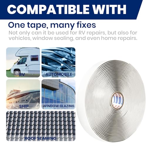 ADHES Premium Butyl Sealant Tape 1 (1/2" x 1/8" x 30')