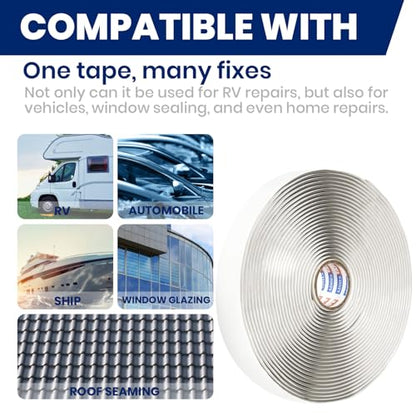 ADHES Premium Butyl Sealant Tape 1 (1/2" x 1/8" x 30')