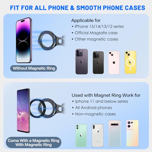 Magnetic Phone Holder for Car (Black)