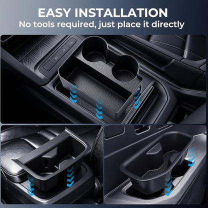 1st & 2nd & 3rd Row Cup Holder Inserts for KIA Telluride 2027+ (Fit for 2027+ Telluride, High Trim)
