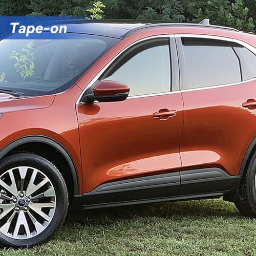 Window Visors Rain Guards for 2020 (2020-2026 Ford Escape)
