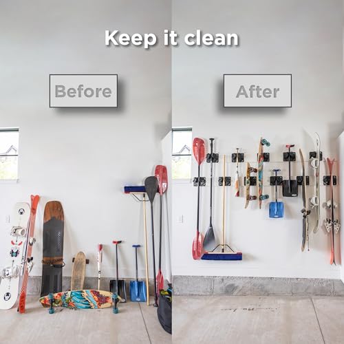 The OG Ski & Snowboard Wall Mount (Light Wood / Six Pack)