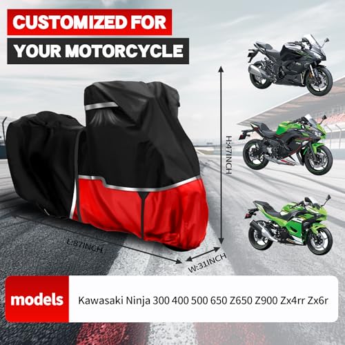 Motorcycle Cover for Kawasaki Ninja 400 500 650 ZX (Kawasaki Ninja)