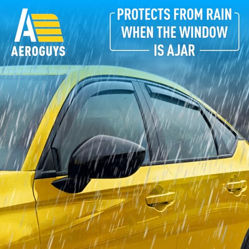 Extra Durable Window Deflectors in (For Honda Civic 22-26 Hatchback)