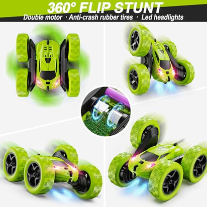 Remote Control Car for Kids Ages 6+ (Green)