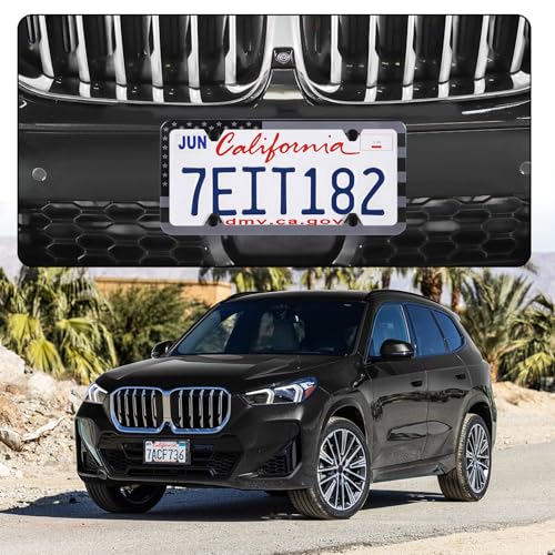 American Flag License Plate Frames (Flag BG)