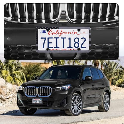 American Flag License Plate Frames (Flag BG)