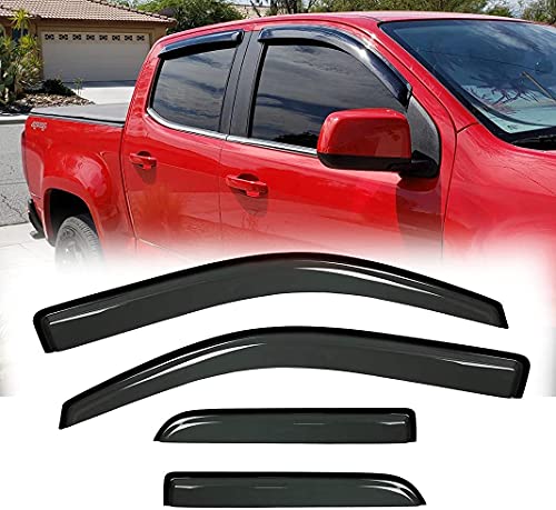 Window Visors for 2015 (15-22 colorado CrewCab(Outside))