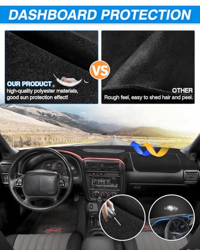 Dash Cover for Chevy Chevrolet Camaro 1997 (60*33(Chevy Camaro 97-02))
