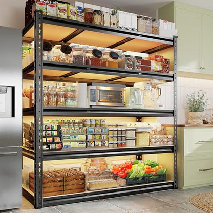 48.2" W Garage Shelving (48.2" W X 71.9" H X 24"D)