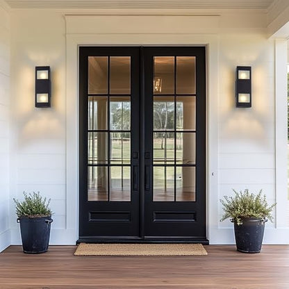 Porch Lights Outdoor Modern (Black/Modern 2 / 13inch (1 lamp))