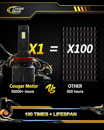 H11 Bulbs H11 Light Bulb H8 H9 Fog Lights 6500K White Non (H11)