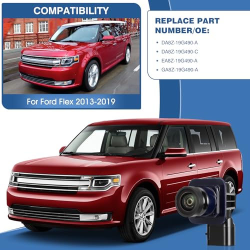 Rear View Backup Reverse Camera Fit for Ford Flex 2013 (Fit for Ford Flex 2013-2019)