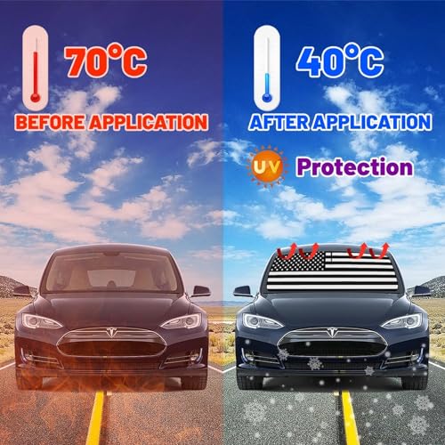 American Flag Car Windshield Sun Shade Umbrella Sunshade Block UV Rays Sun Visor Protector Auto Windshield Sunshade to Keep Vehicle Cool for Cars Trucks & Suvs 57 X 30 in (57'' X 30'' / style-AB2)