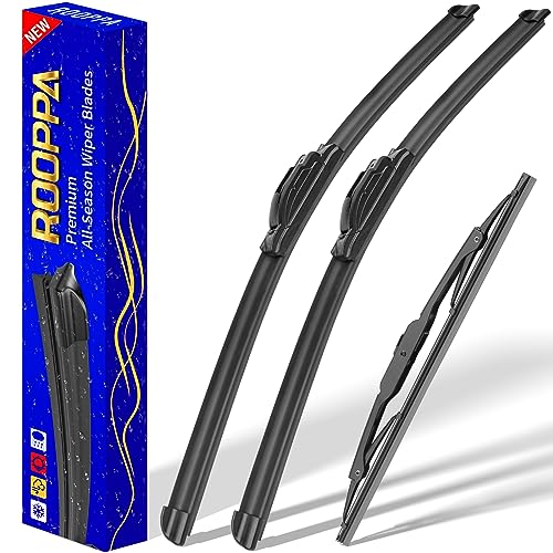 3 Wipers Fits Jeep Liberty 2008 (19"+19"+14")