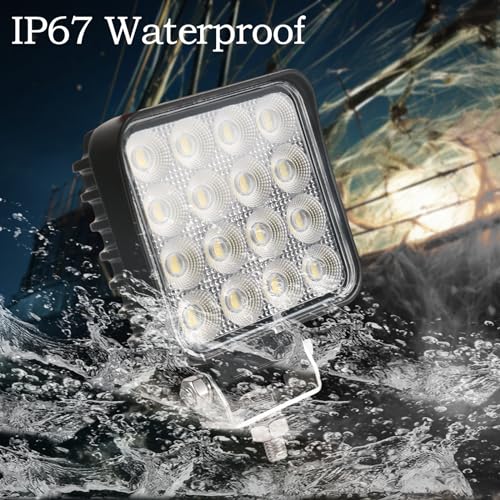 4.3" 12v Flood Light for Tractor (2PCS)