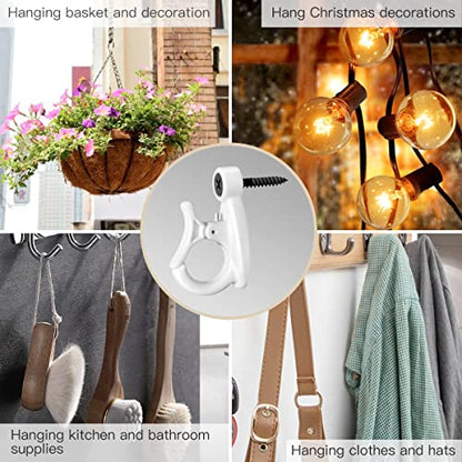 Light Hanger Hooks (White)