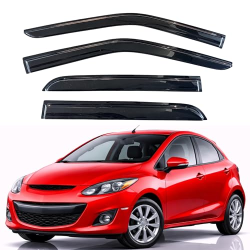 Rain Guards Fit for 2007 (2007-2012 Mazda 2 Hatchback)