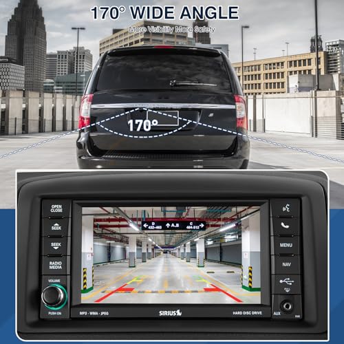 4672639AA Rear View Backup Camera Fit for Chrysler Town & Country 2011 (Fit for Chrysler Town & Country 2011-2016)