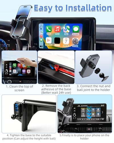 Car Phone Mount for Mazda CX (MX-5 Miata 2016-2023 /CX-3 2016-2021/3 2014-2016 / Auto Lock)