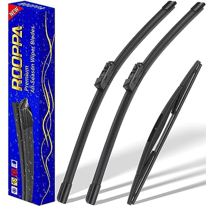 3 Wipers Fits Subaru Ascent 2019 (26"/20"/14")