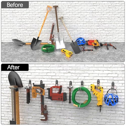 Heavy Duty Garage Hooks (20 / Gray)