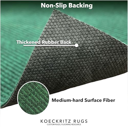Heavy Duty Durable All Weather Indoor (4' x 18' (Rectangular) / Green)