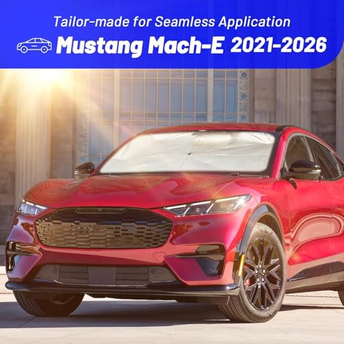 Windshield Sun Shade Umbrella for Ford Mustang Mach (for Mustang Mach-E 2021-2026)
