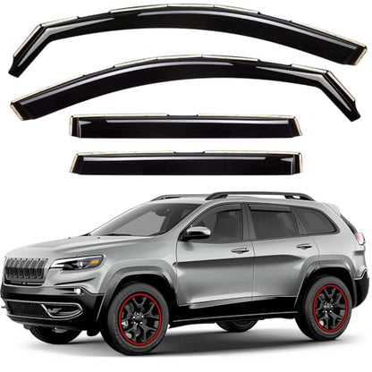 Window Deflectors Smoke Tinted In
